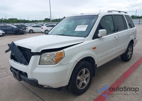 2006 Honda Pilot Ex-L из США, поврежденный, VIN 5FNYF28766B050989